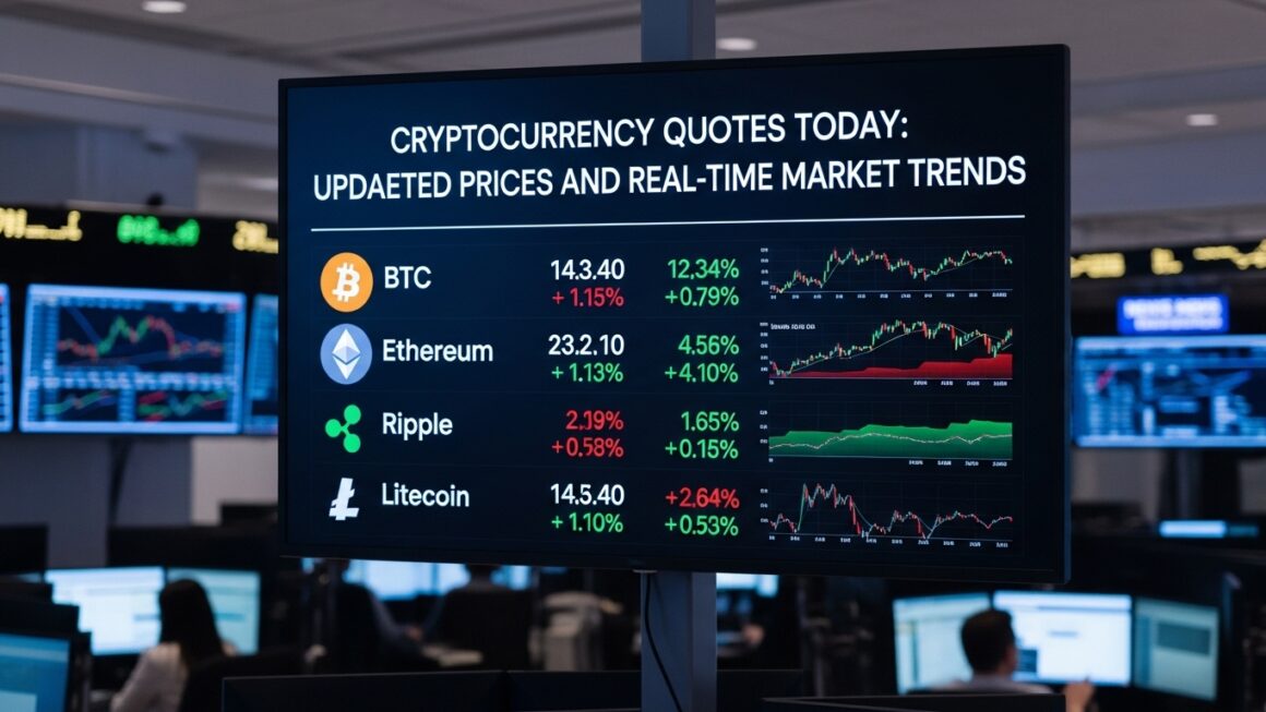 Cotações de Criptomoedas Hoje: Preços Atualizados e Tendências do Mercado em Tempo Real
