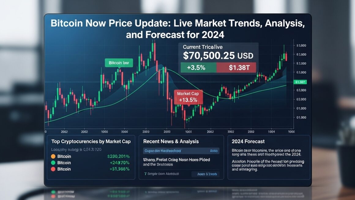 Bitcoin Now Price Update: Live Market Trends, Analysis, and Forecast for 2024